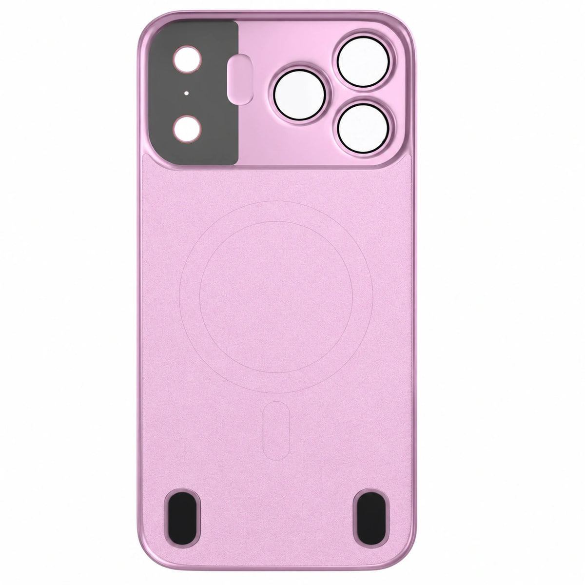 Blush Pink magnetic protective phone backplate showing the interior surface #color_Blush Pink