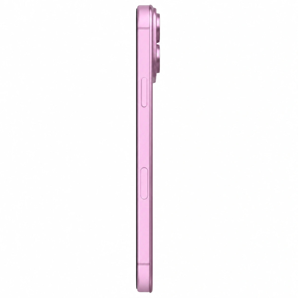 Blush Pink magnetic protective phone backplate shown from the side #color_Blush Pink