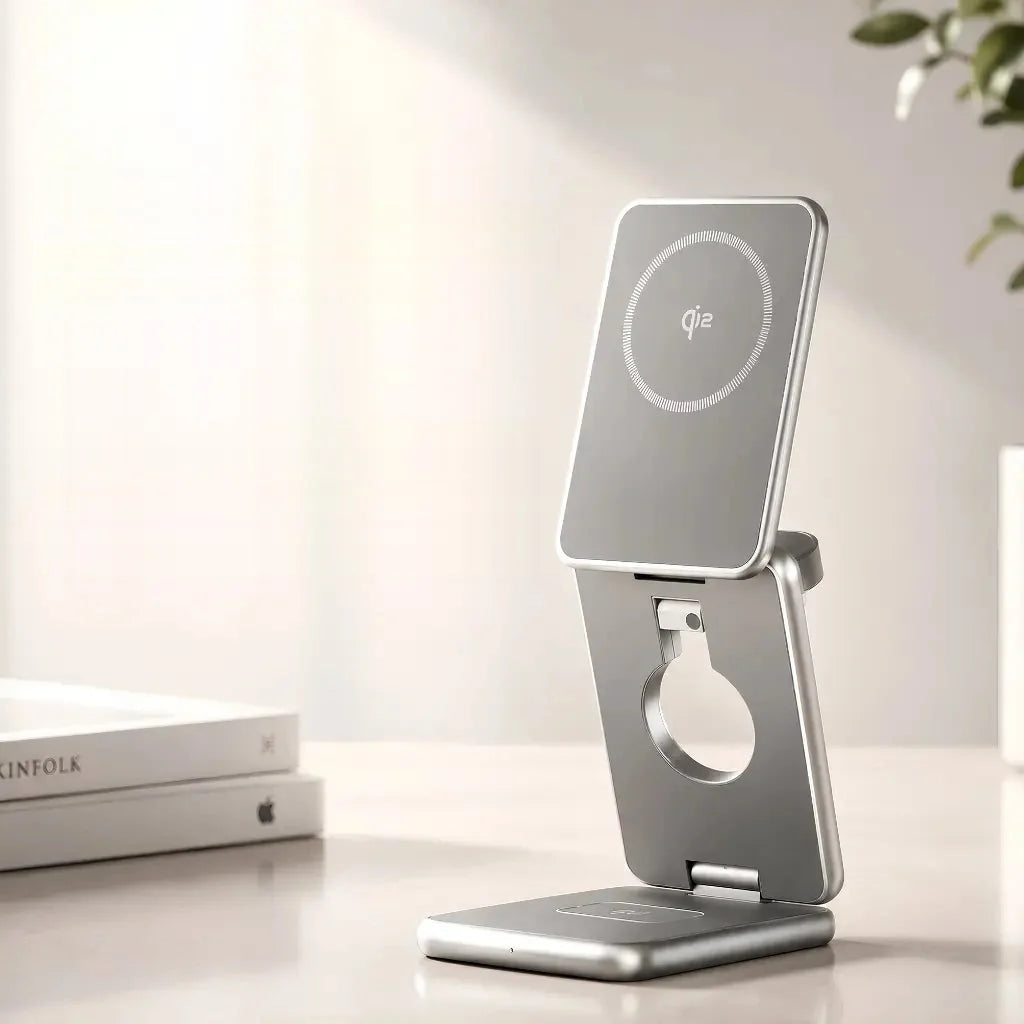 Multi-device wireless charging station for Apple devices