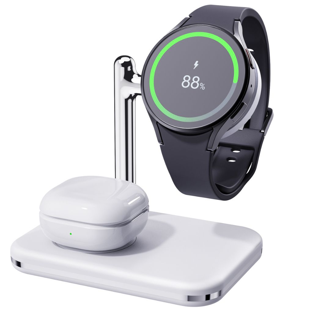 2 in 1 Wireless Samsung Watch Samsung Buds Charger Fast Charging for Samsung Devices Evolved Chargers