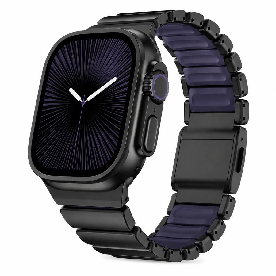 apple watch ultra black titanium band violet