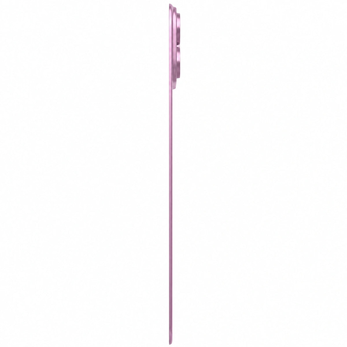 Blush Pink magnetic protective phone backplate shown edge on #color_Blush Pink