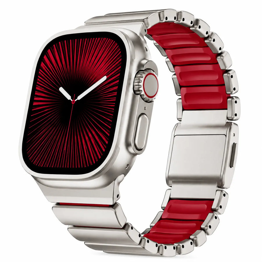 apple watch ultra titanium band cherry