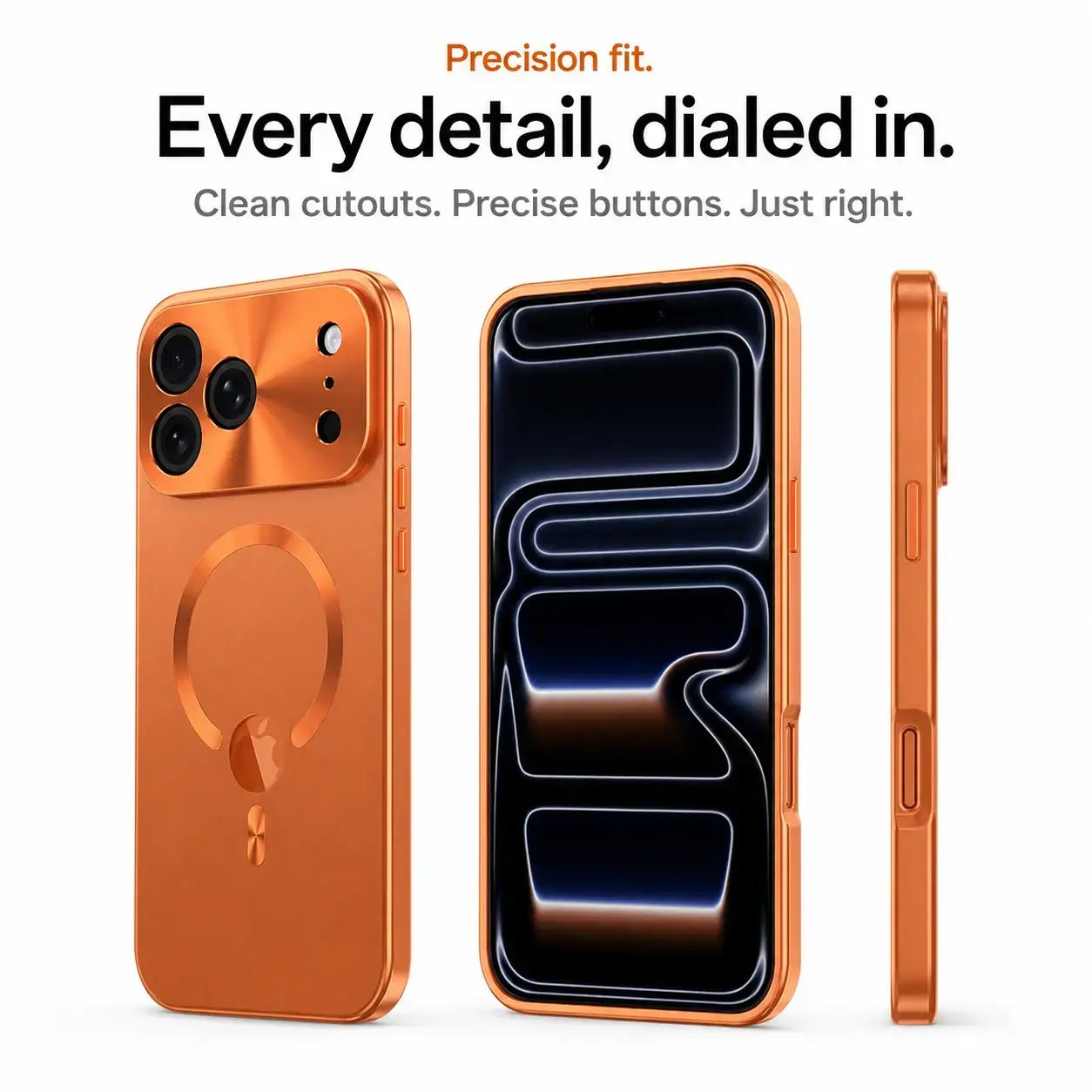 iPhone case with integrated privacy screen for reduced side-angle visibility