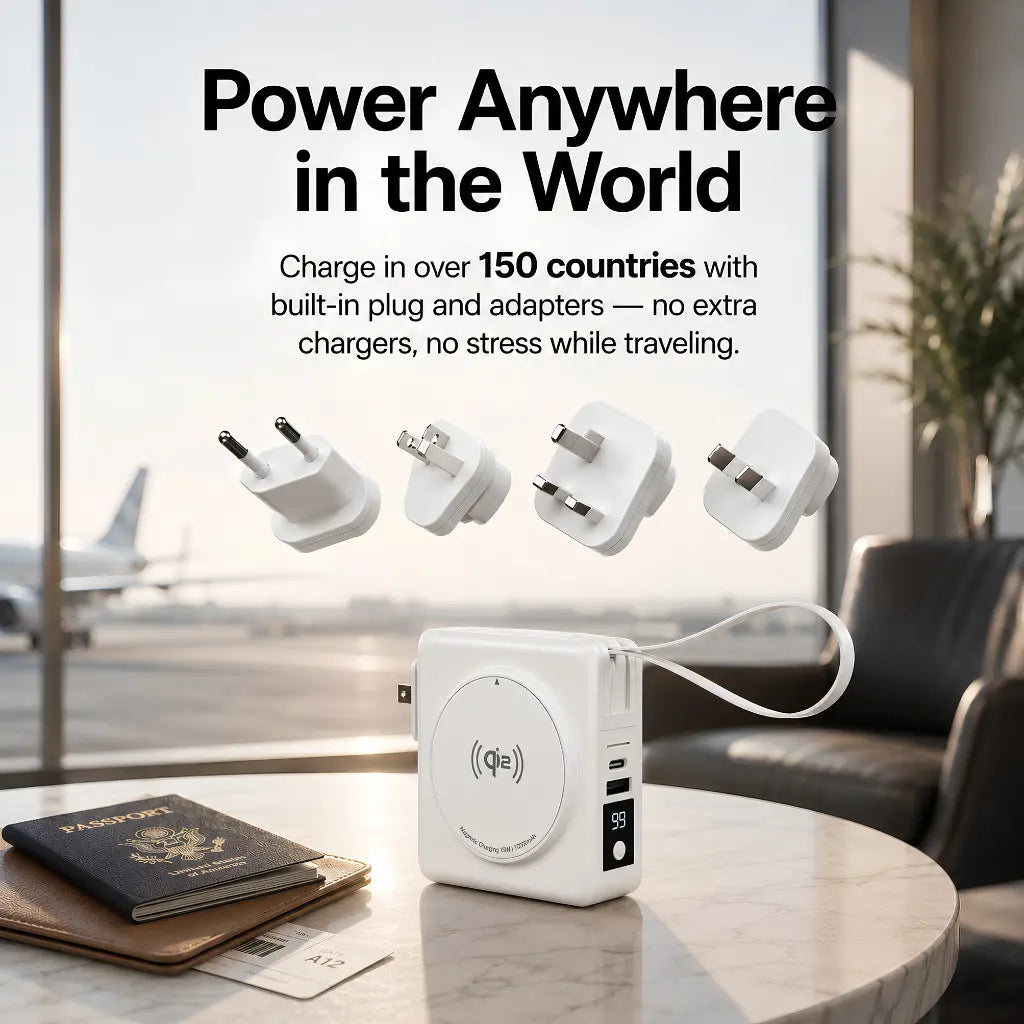 10000mah portable charger with usb c cable