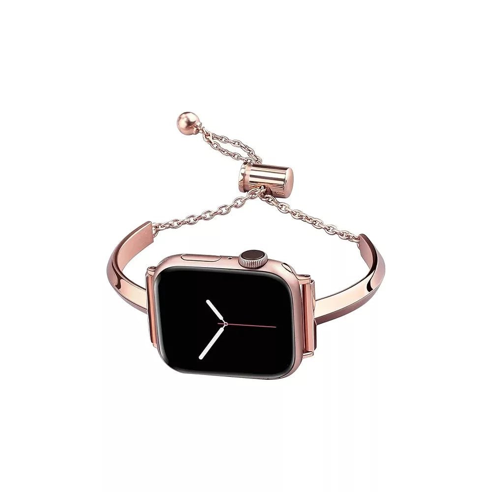 Women's Slim Stainless Steel Link Band for Apple Watch